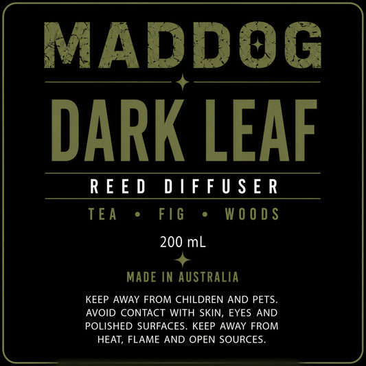 MADDOG DARK LEAF Reed Diffuser