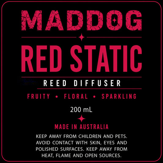 MADDOG RED STATIC Reed Diffuser