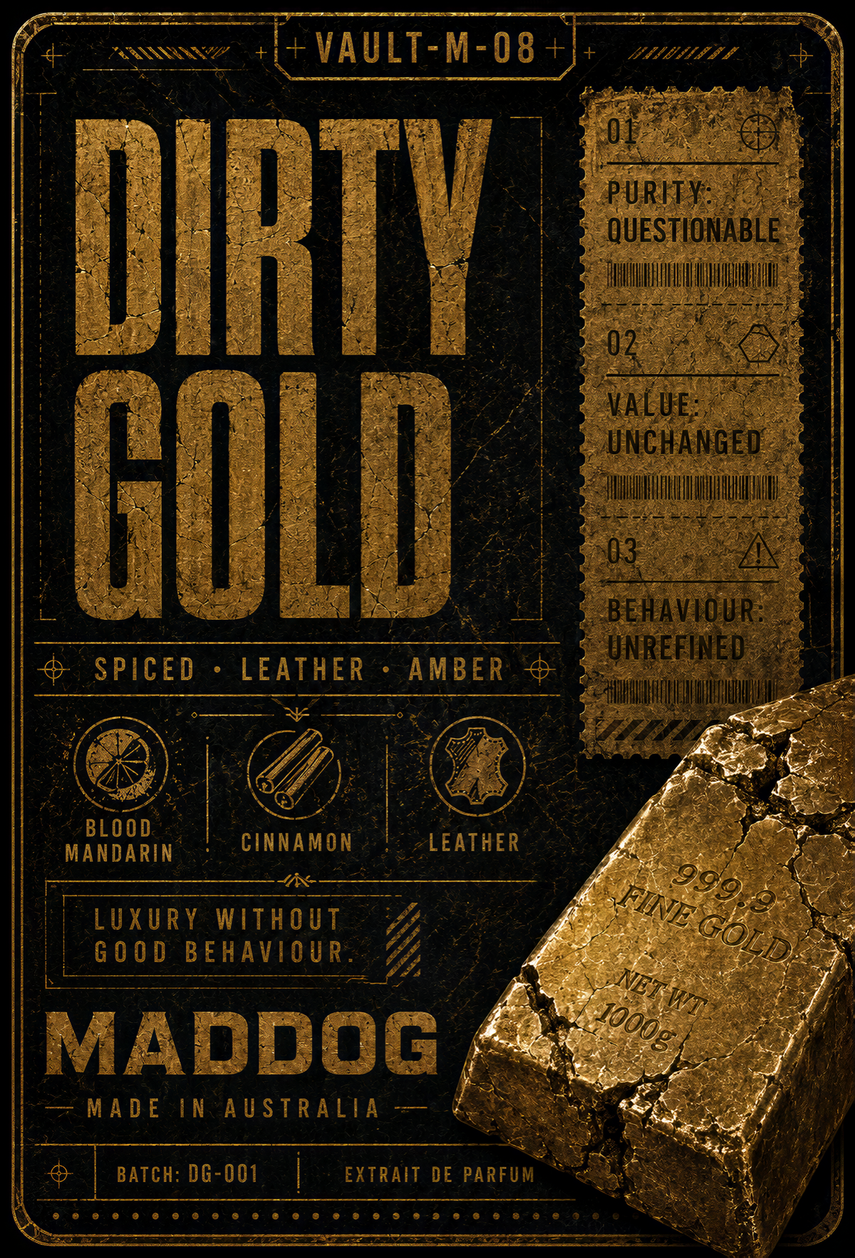 DIRTY GOLD — MADDOG VAULT M-08