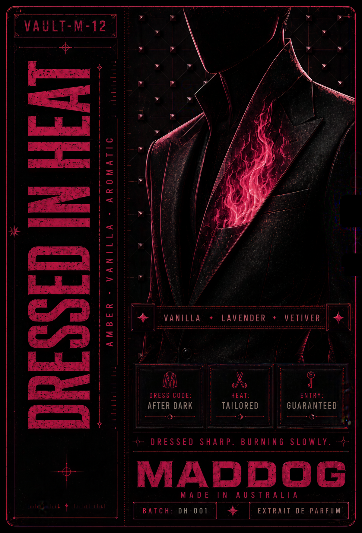 DRESSED IN HEAT — MADDOG VAULT M-12