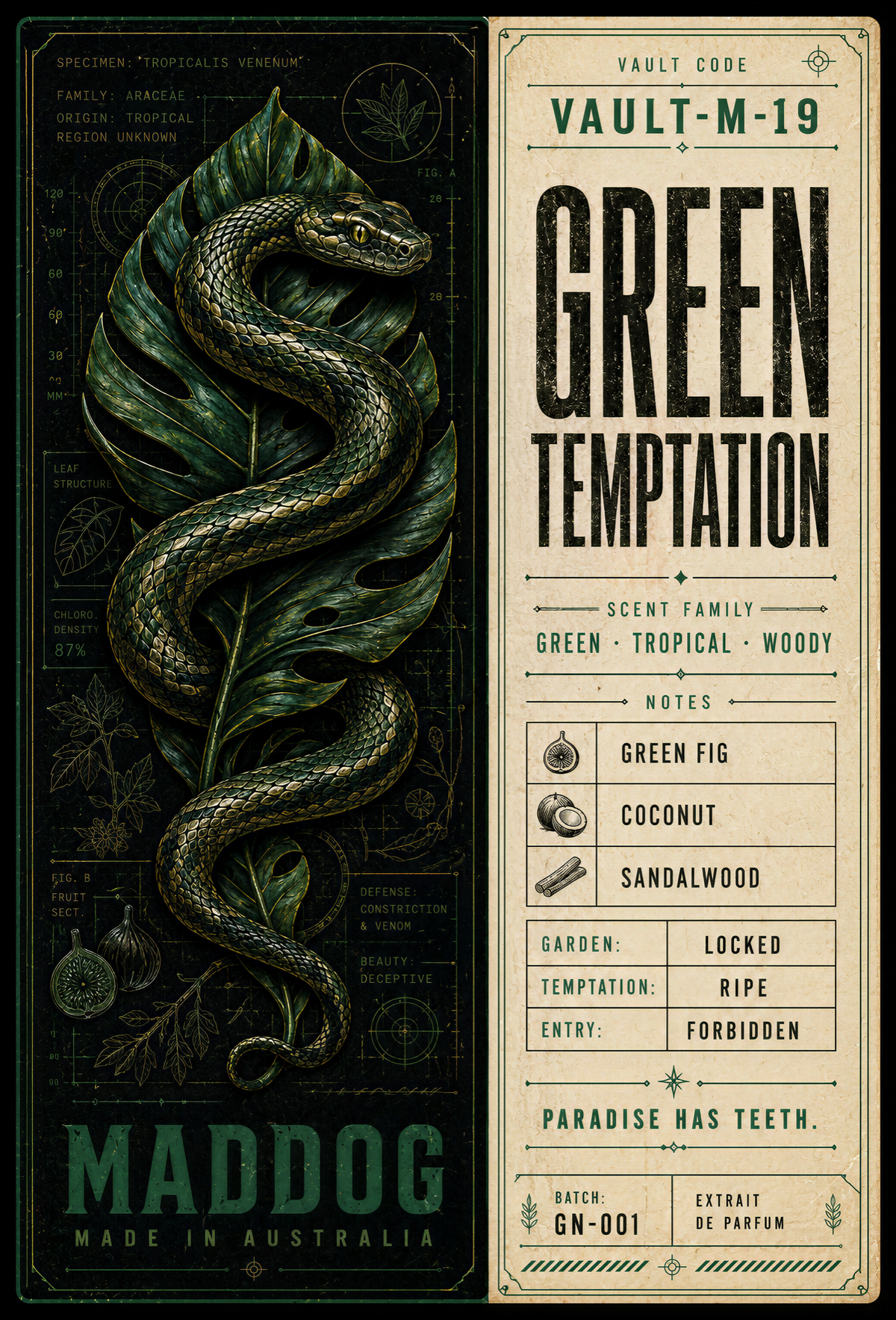 GREEN TEMPTATION — MADDOG VAULT M-19