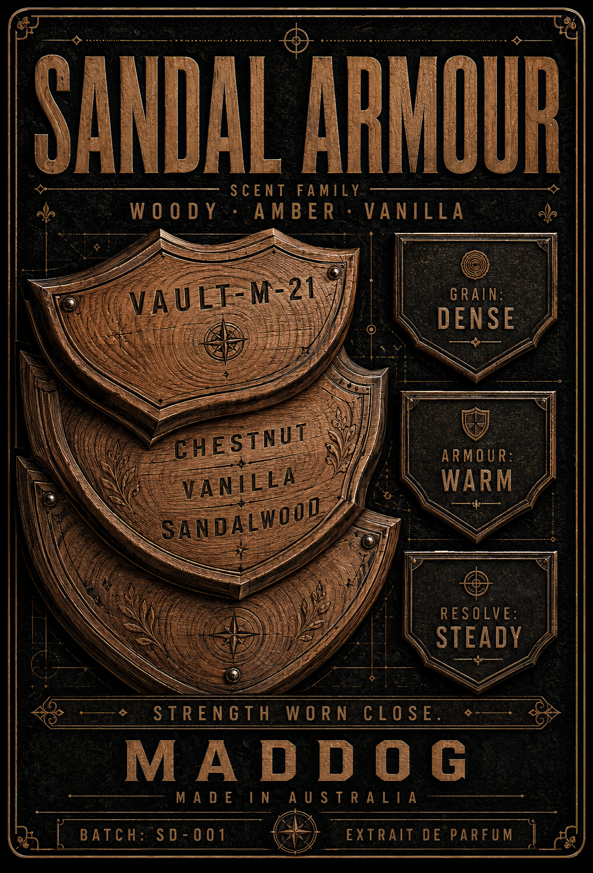 SANDAL ARMOUR — MADDOG VAULT M-21