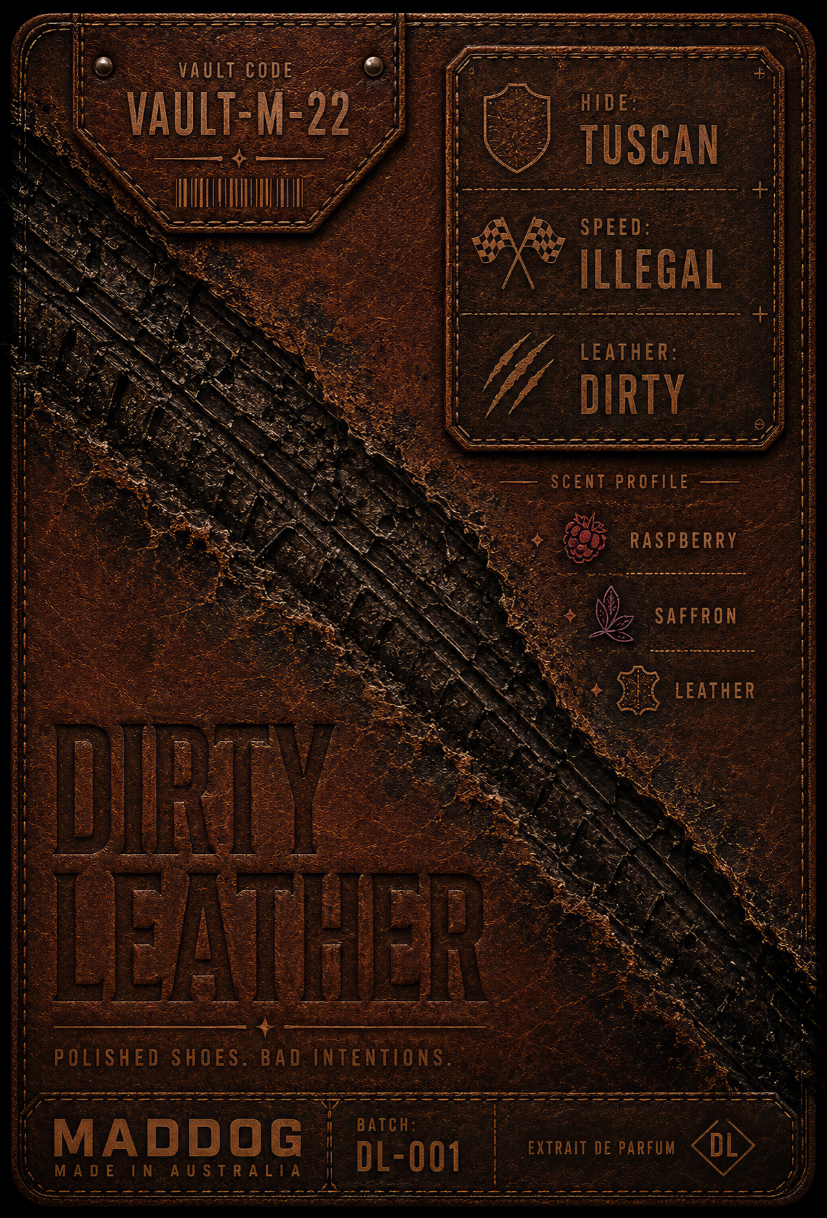 DIRTY LEATHER — MADDOG VAULT M-22