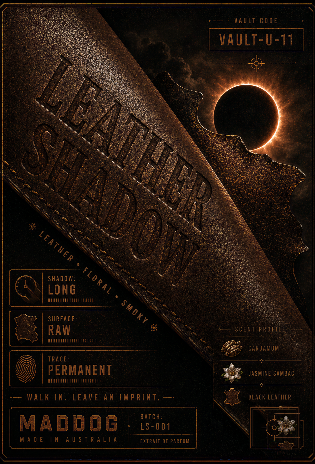 LEATHER SHADOW — MADDOG VAULT U-11