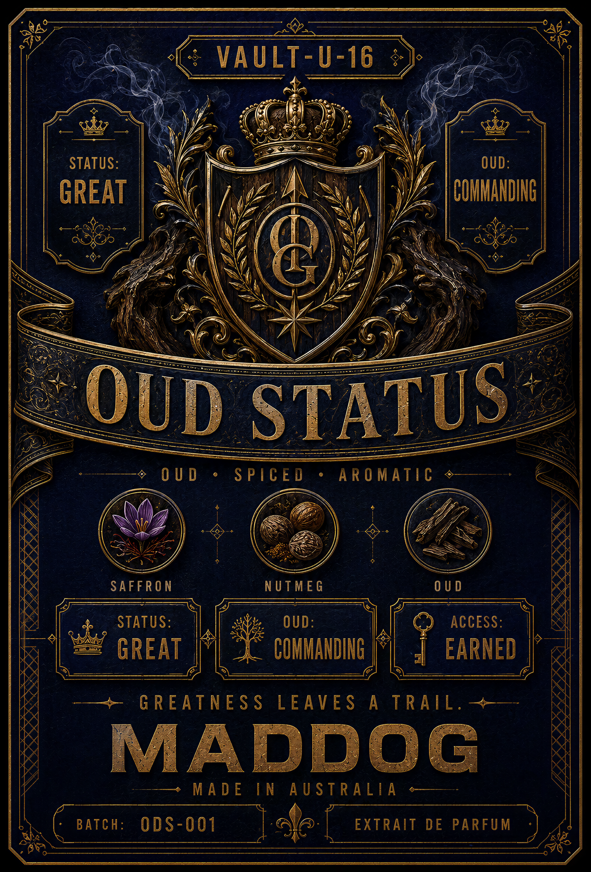 OUD STATUS — MADDOG VAULT U-16