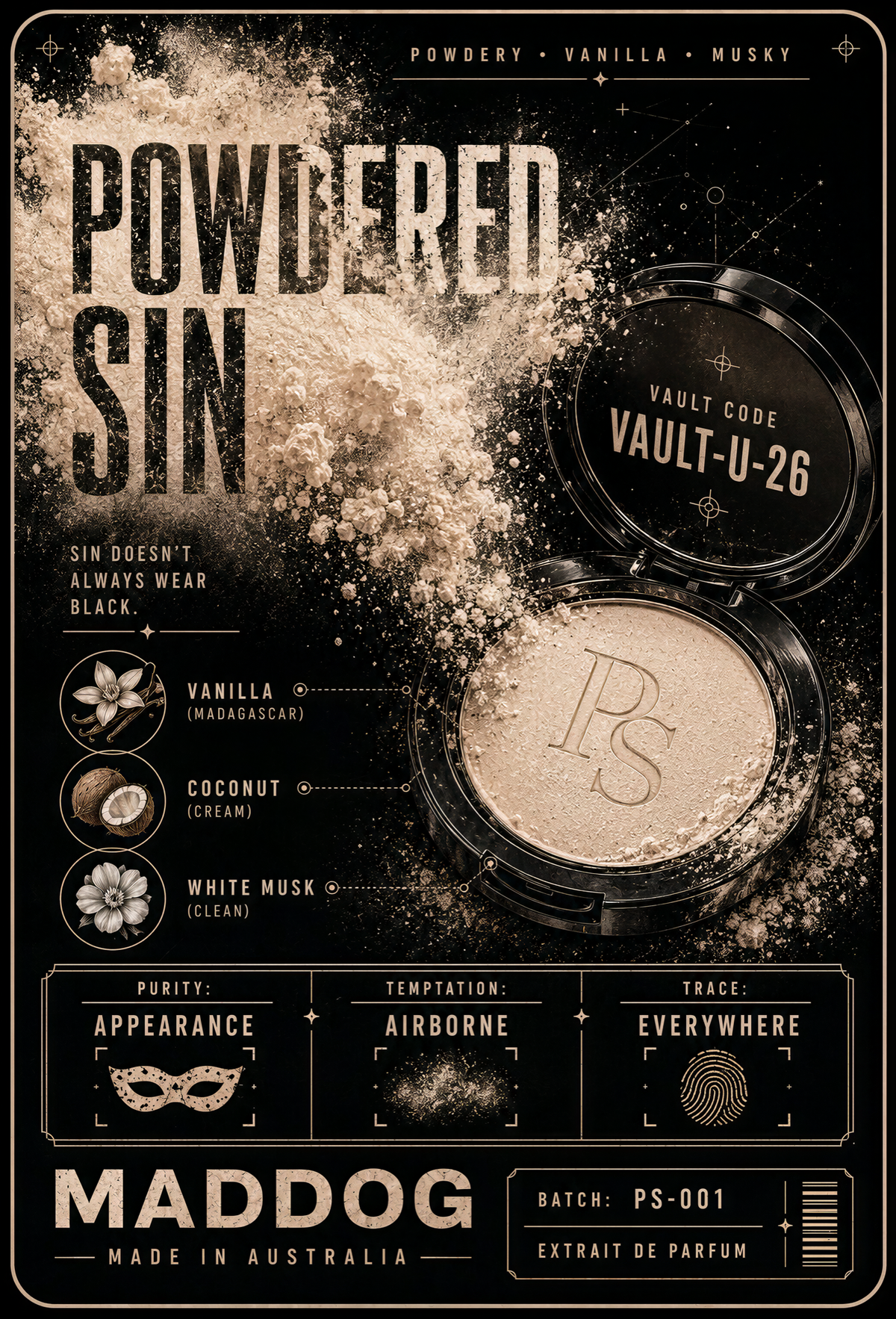 POWDERED SIN — MADDOG VAULT U-26