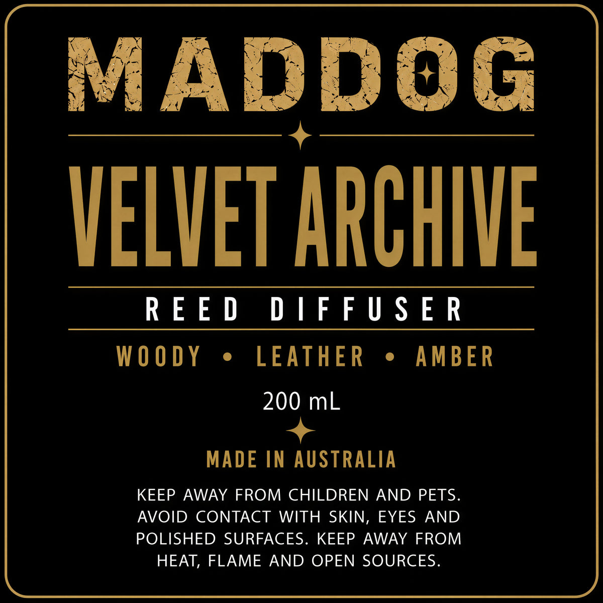 MADDOG VELVET ARCHIVE Reed Diffuser